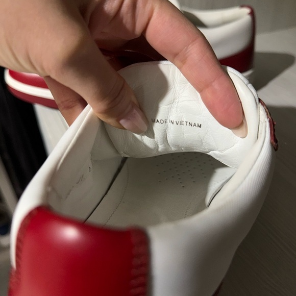 Prada Milano Red and White Sneakers - Picture 7 of 7